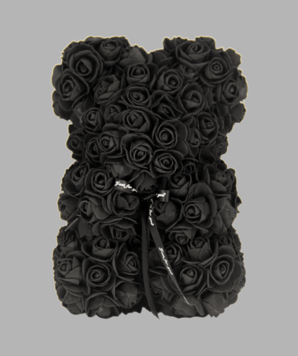 Black Teddy rose 25cm